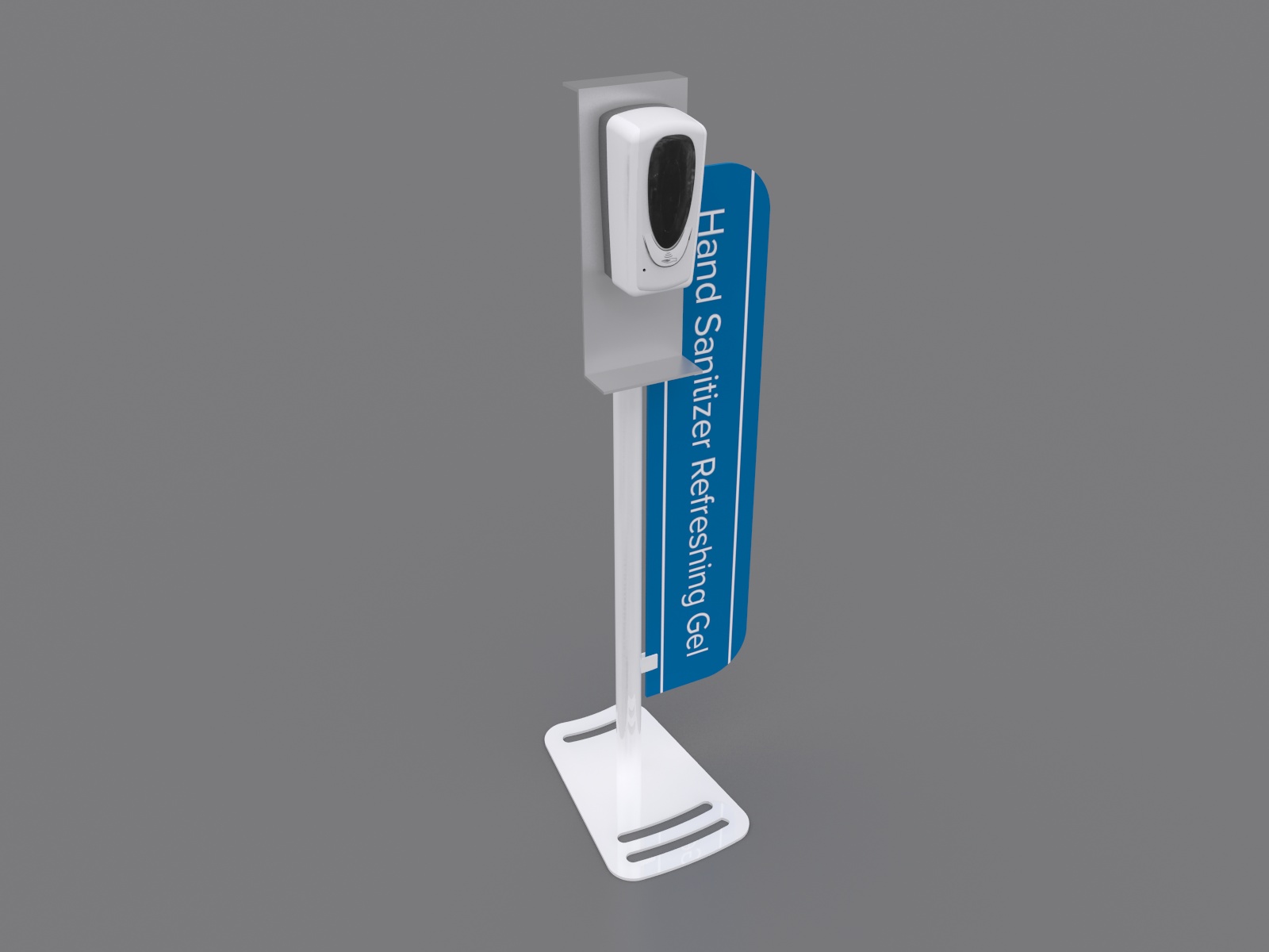 MOD-9001 Hand Sanitizer Stand with Graphic  -- Image 1 